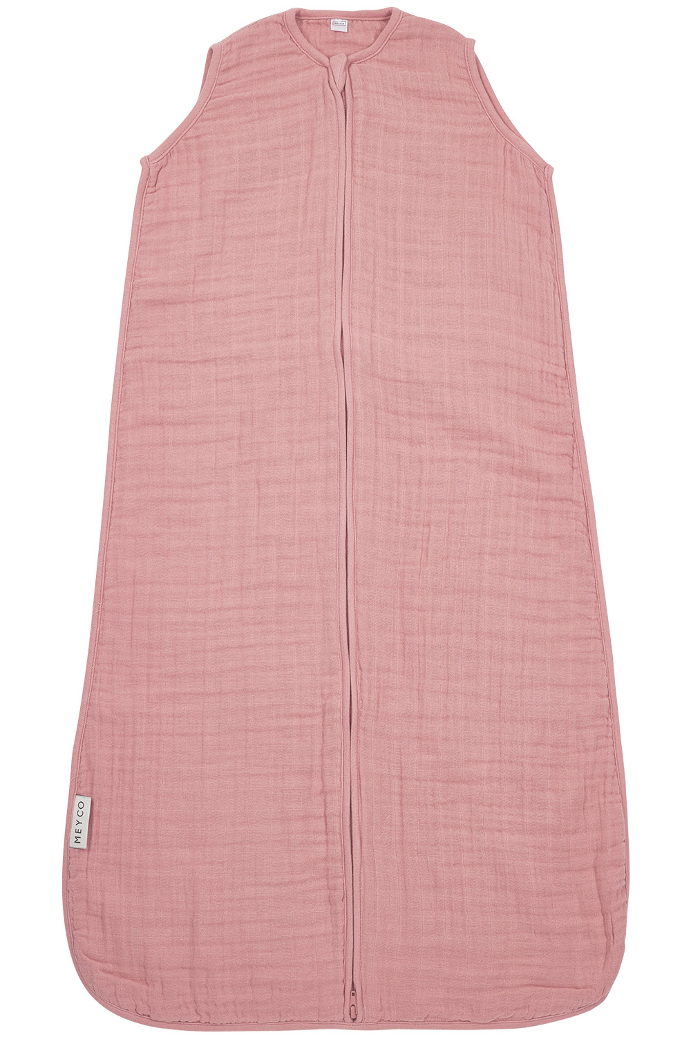 Sleepingbag pre-washed muslin Uni - old pink - 110cm