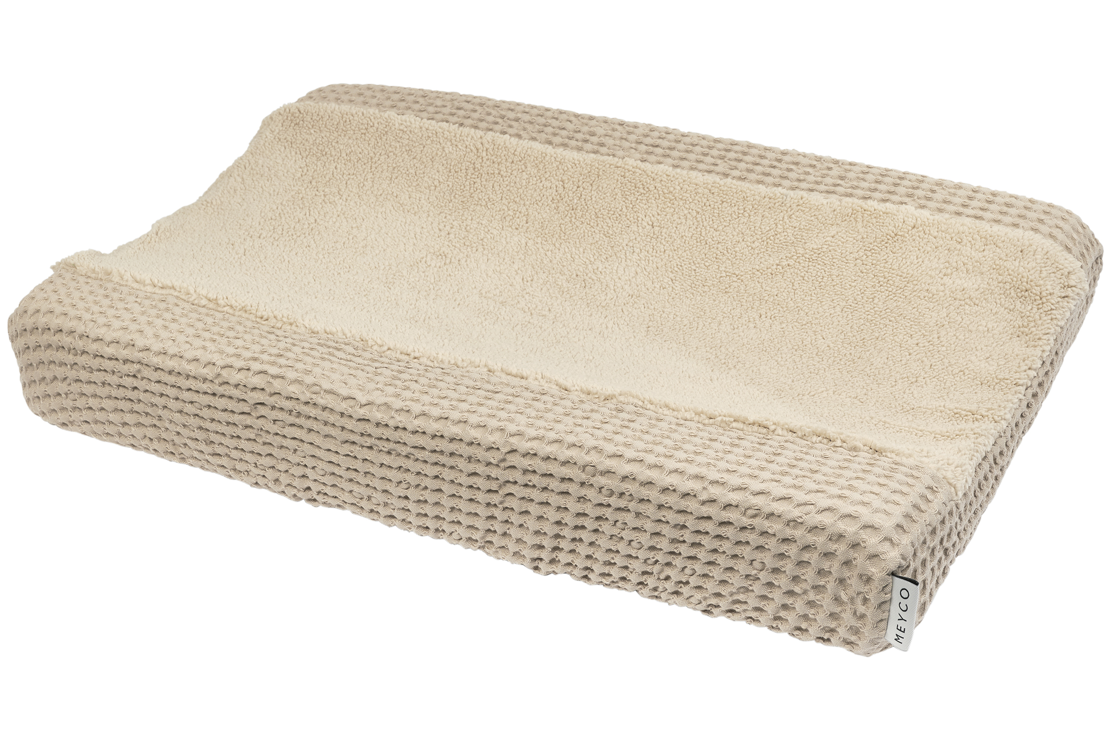 Changing mat cover Waffle Teddy - sand - 50x70cm
