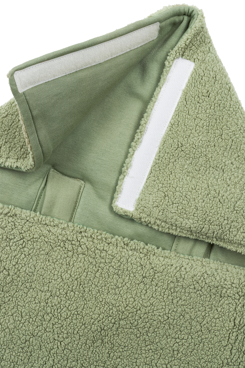 Voetenzak Teddy - olive green - 40x82cm