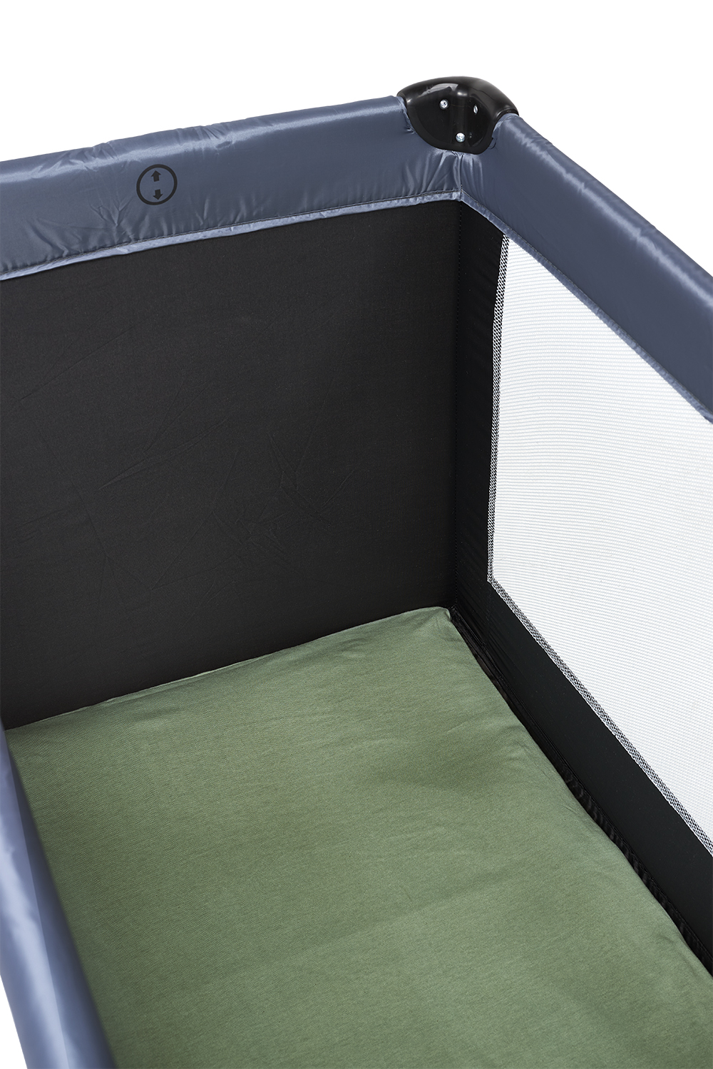 Camping bed mattress cover deluxe Uni - forest green - 60x120cm