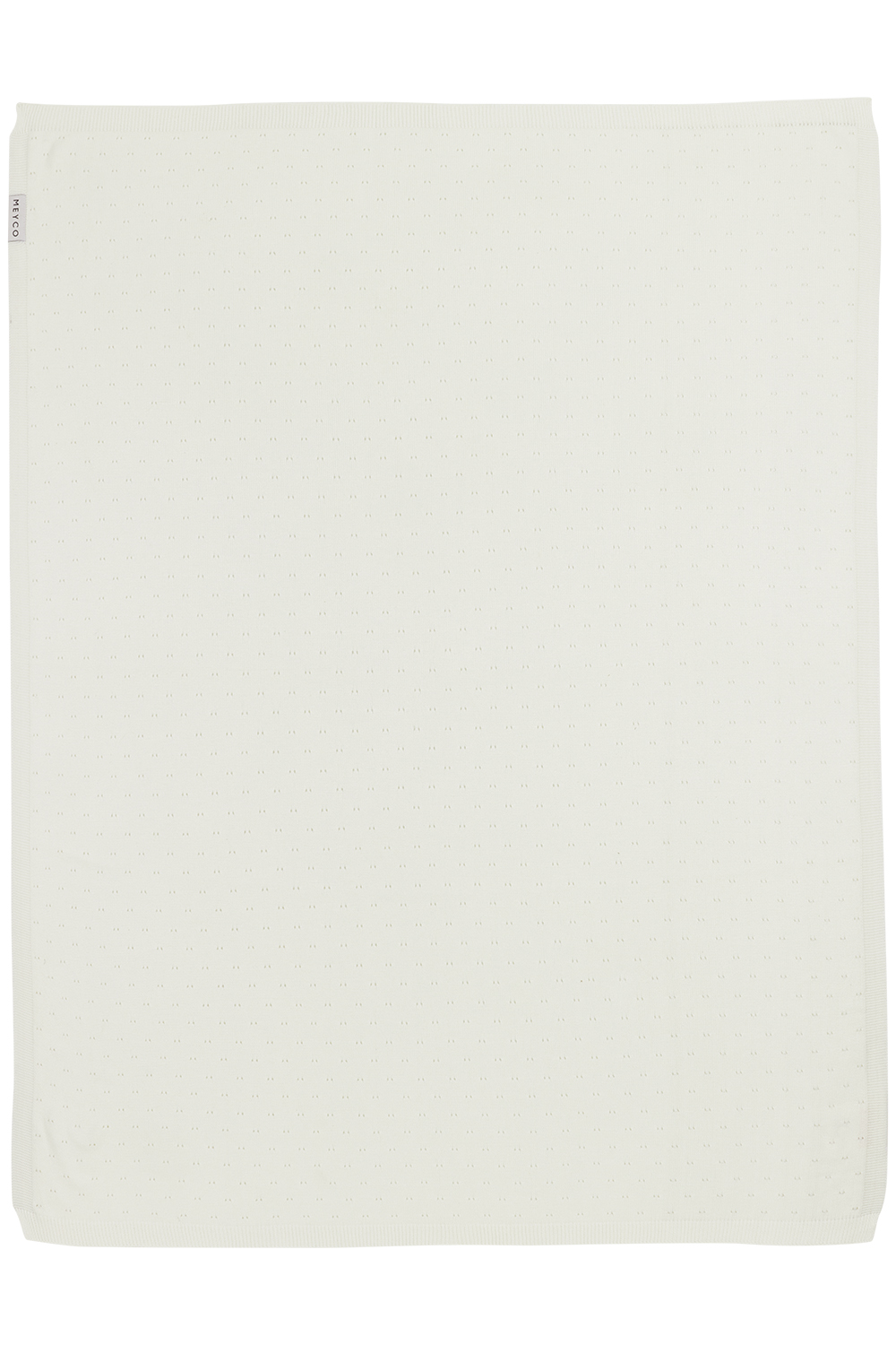 Ledikant deken bamboe Ajour - offwhite - 100x150cm - 0.3 TOG