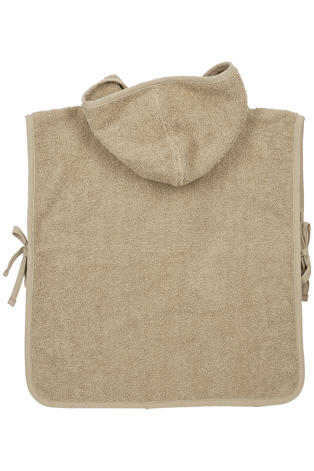 Badeponcho frottee Uni - sand - 1-3 Jahre