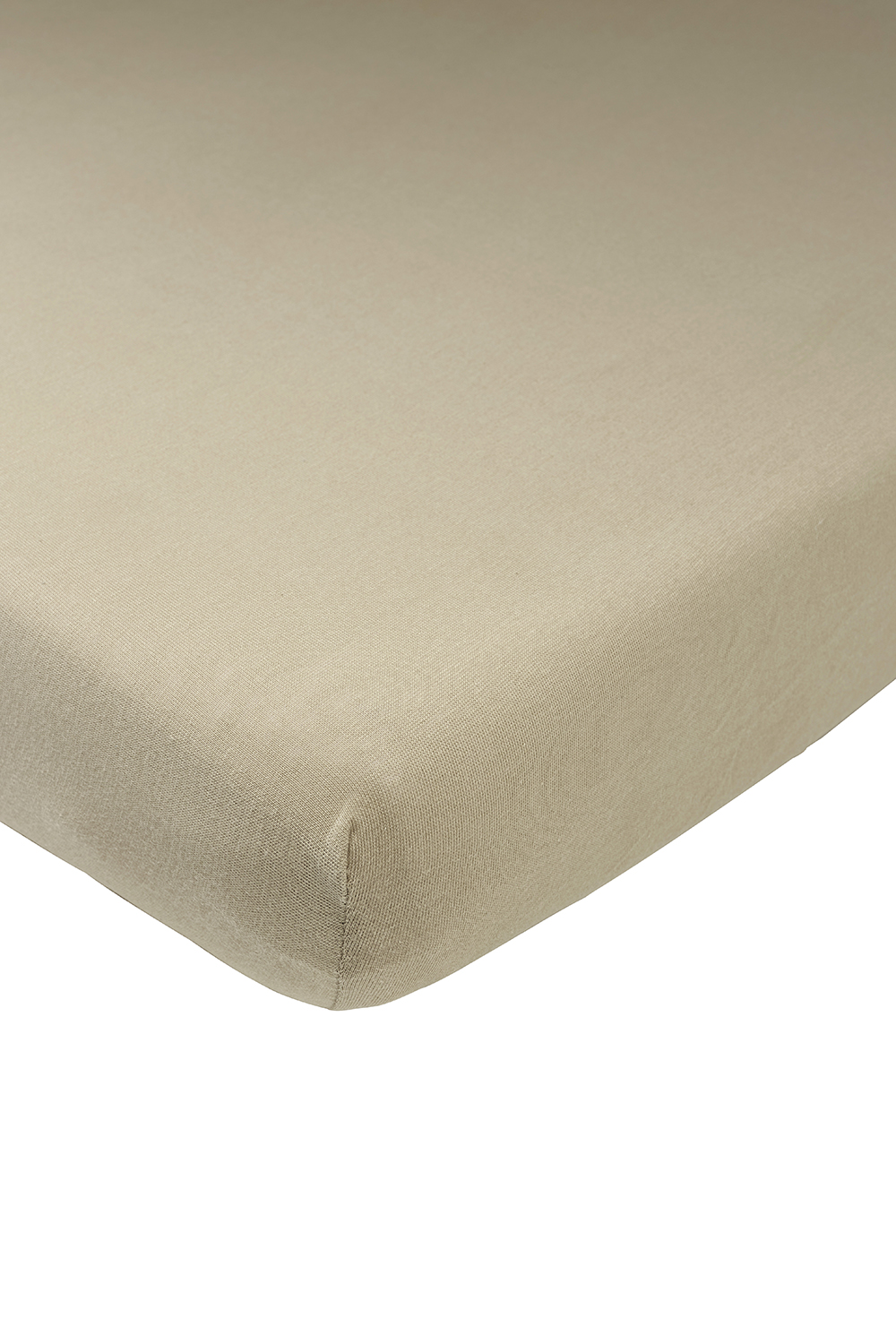 Fitted sheet playpen mattress Uni - taupe - 75x95cm