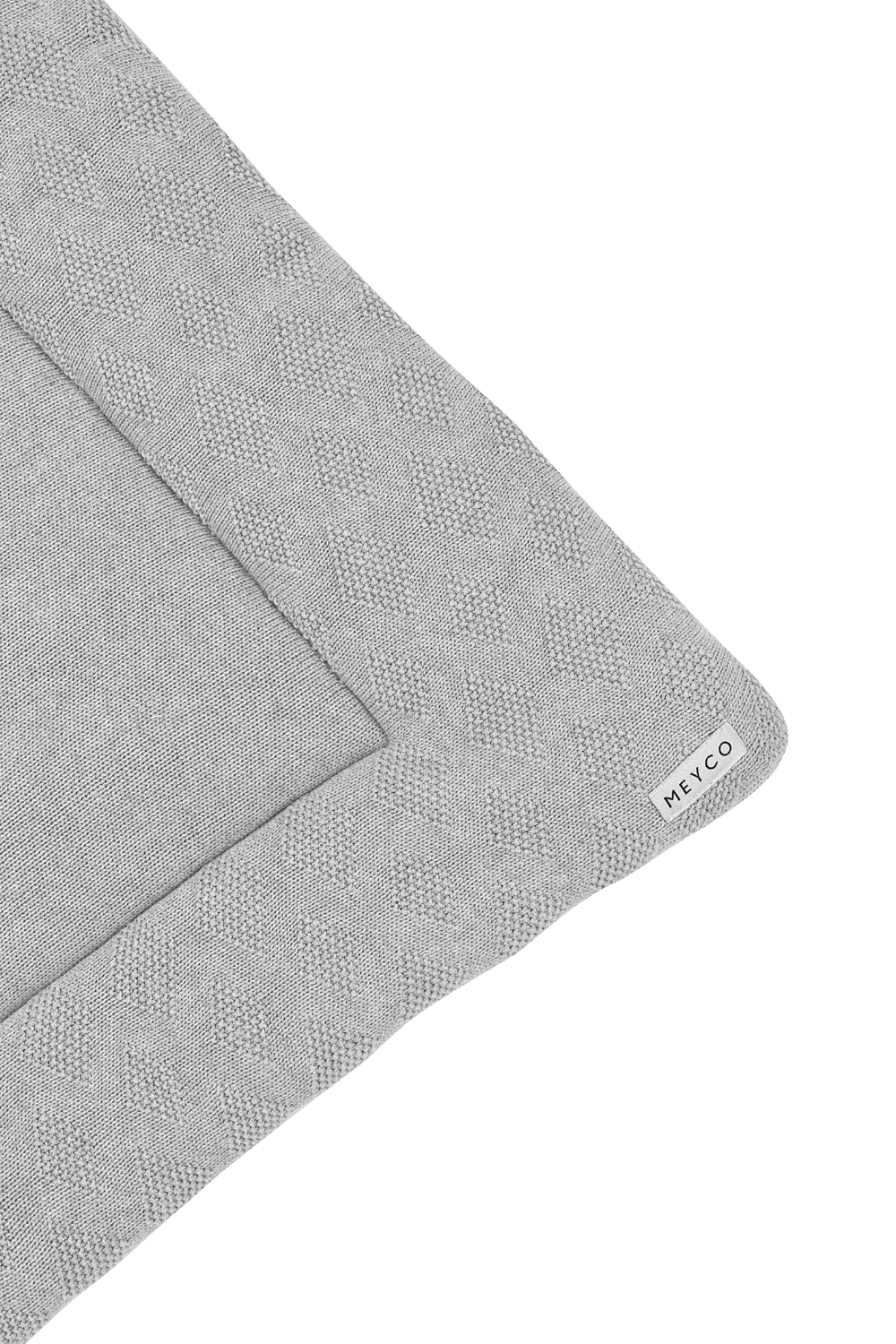 Playpen mattress biological Diamond - grey melange - 77x97cm