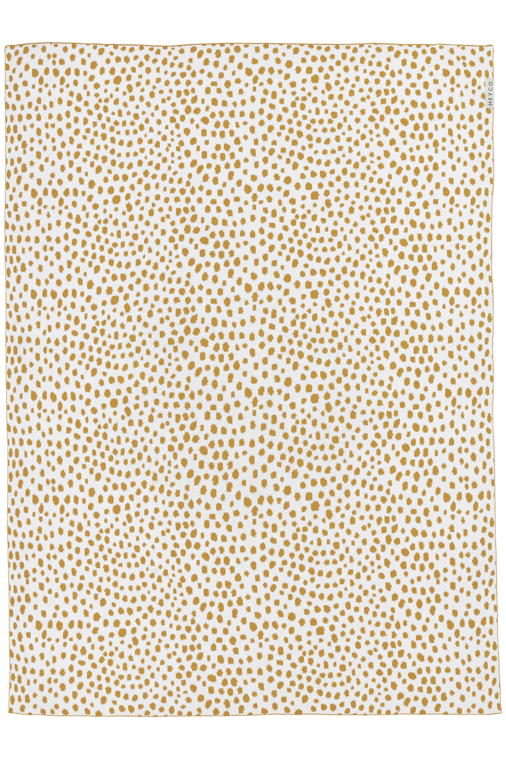 Crib bed blanket Cheetah - honey gold - 75x100cm