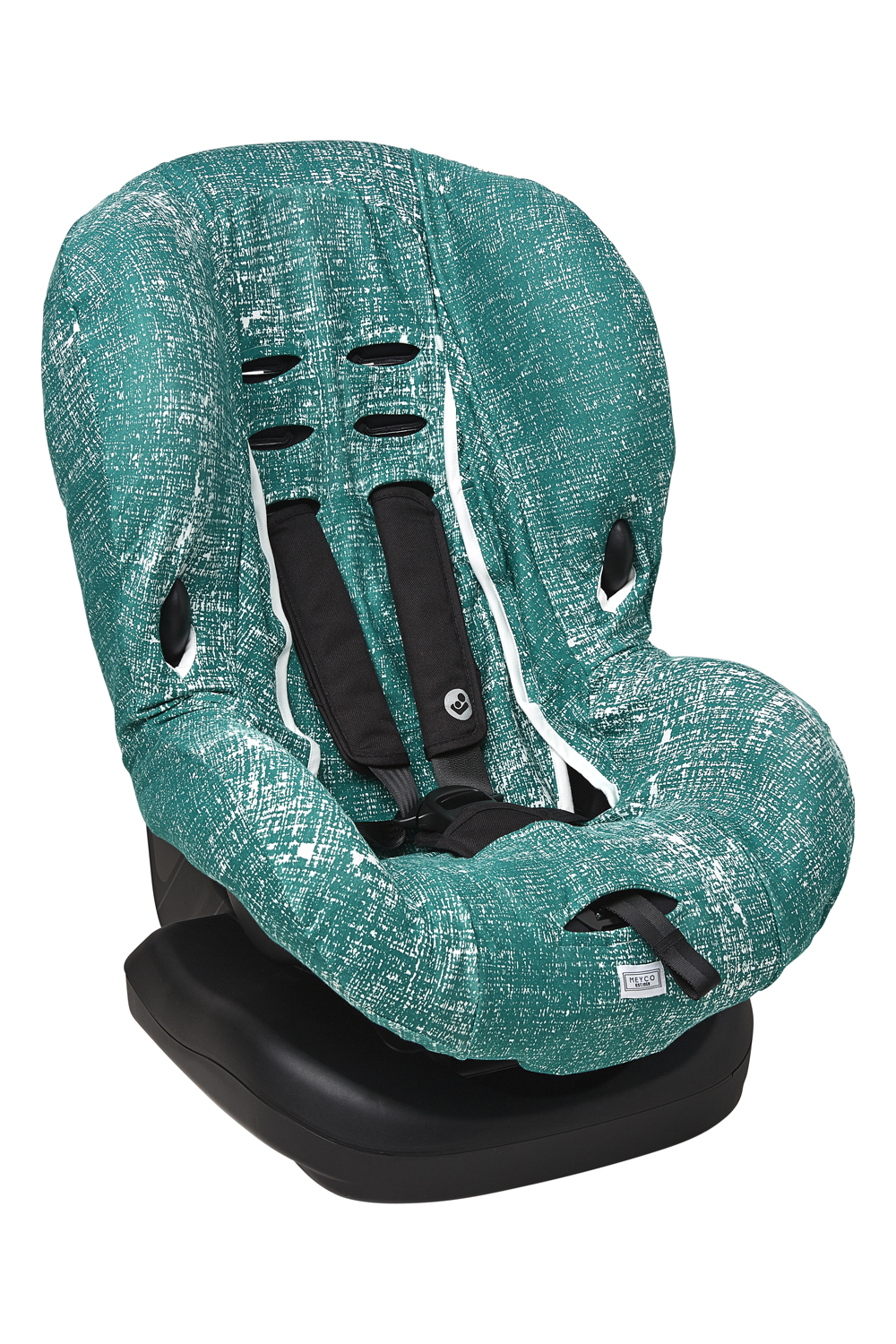 Car seat cover Fine Lines - emerald green - Group 1+