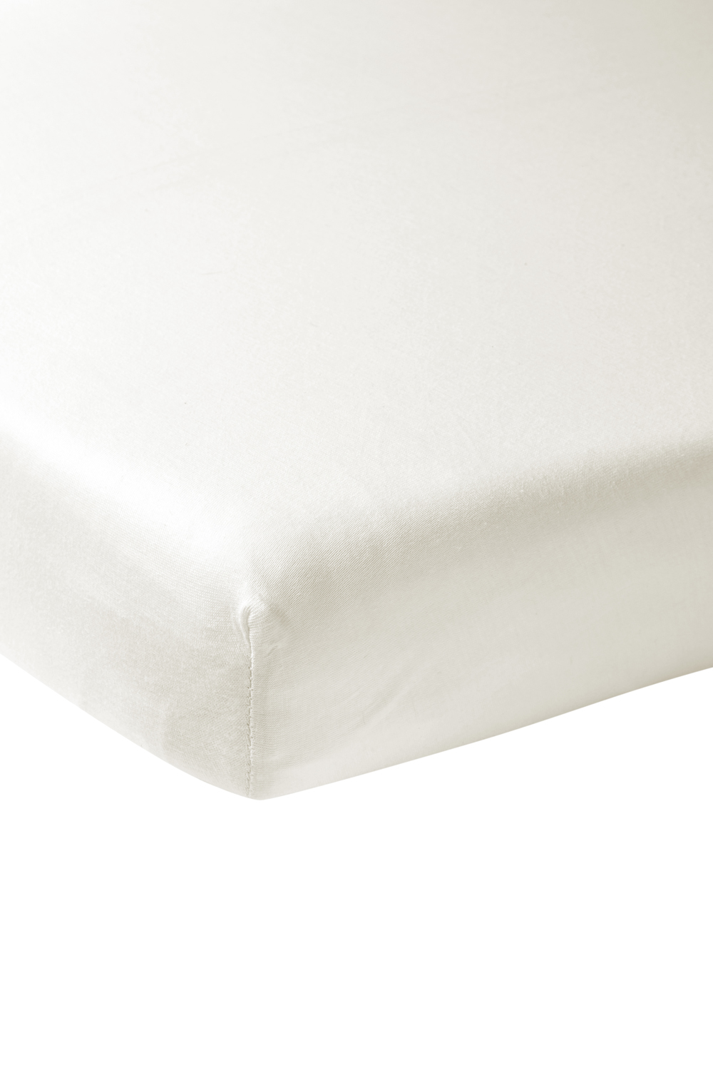 Fitted sheet playpen mattress Uni - offwhite - 75x95cm