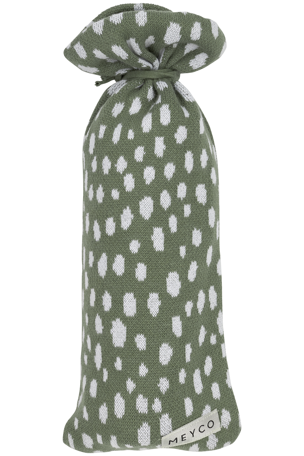 Hot water bottle cover Cheetah - forest green