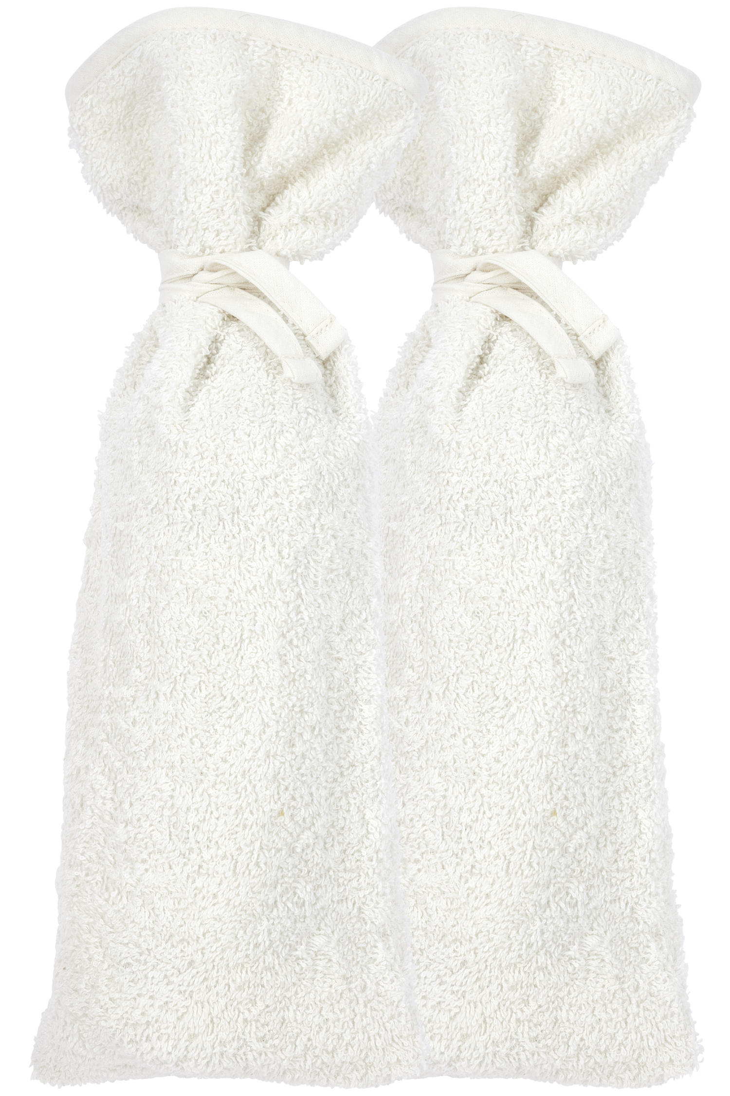 Hot water bottle cover 2-pack terry Uni - offwhite