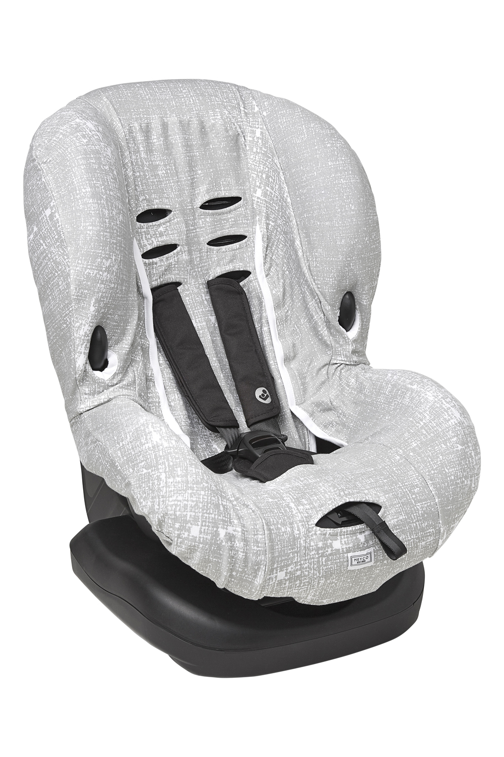 Car seat cover Fine Lines - light grey - Group 1+