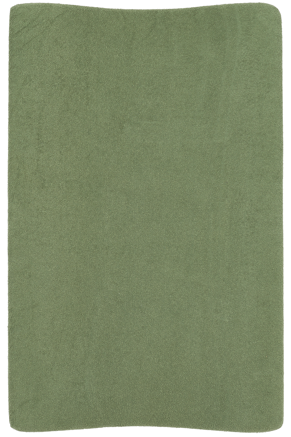 Aankleedkussenhoes 2-pack badstof Uni - olive green - 50x70cm