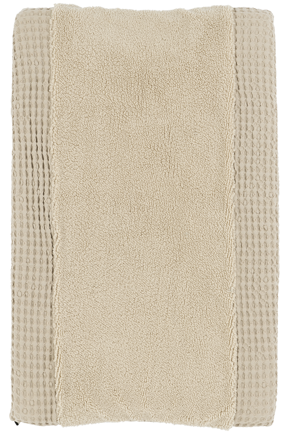 Aankleedkussenhoes Wafel Teddy - sand - 50x70cm