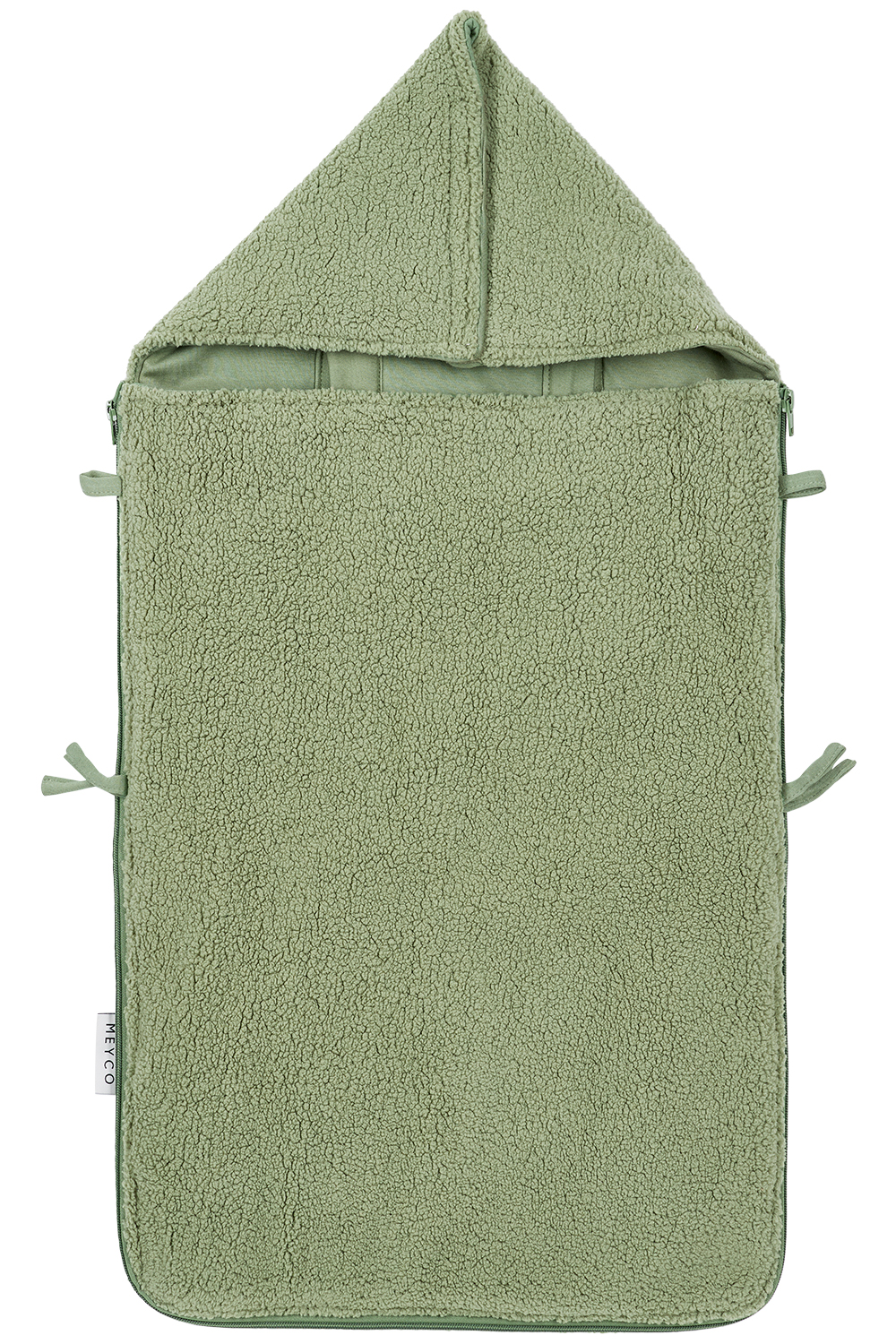 Voetenzak Teddy - olive green - 40x82cm