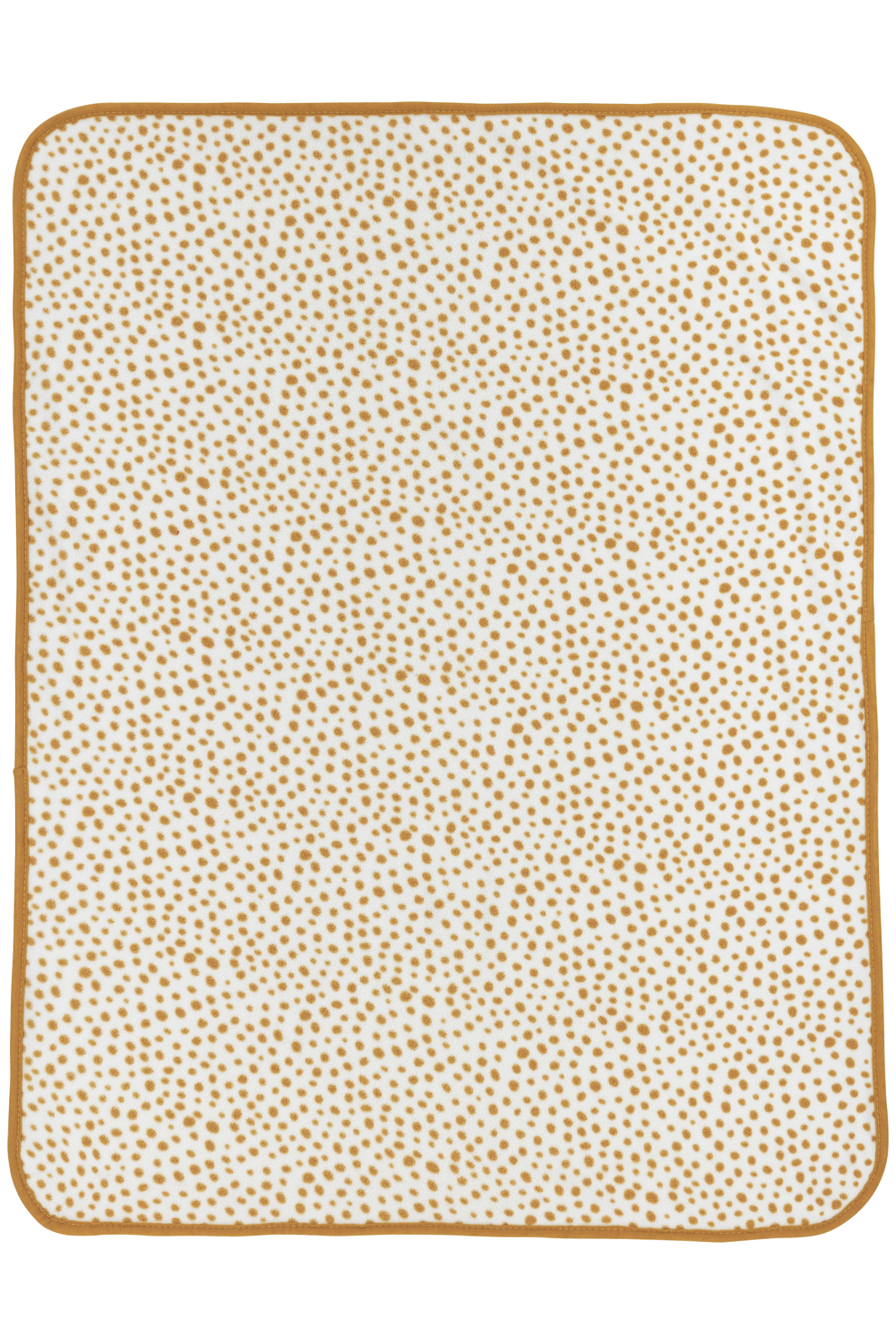Reisedecke fleece Cheetah - honey gold - 75x100cm