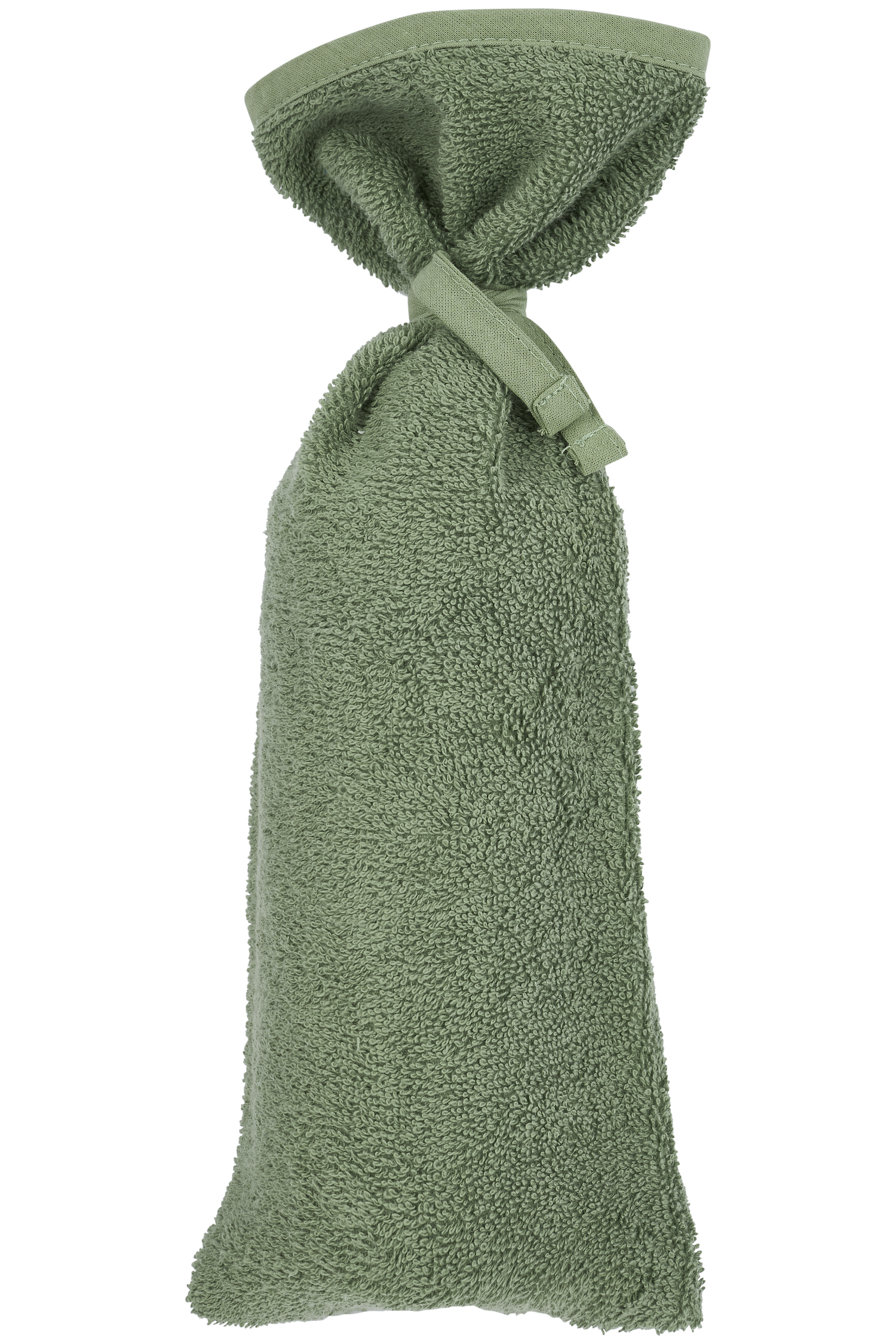 Hot water bottle cover terry Uni - forest green