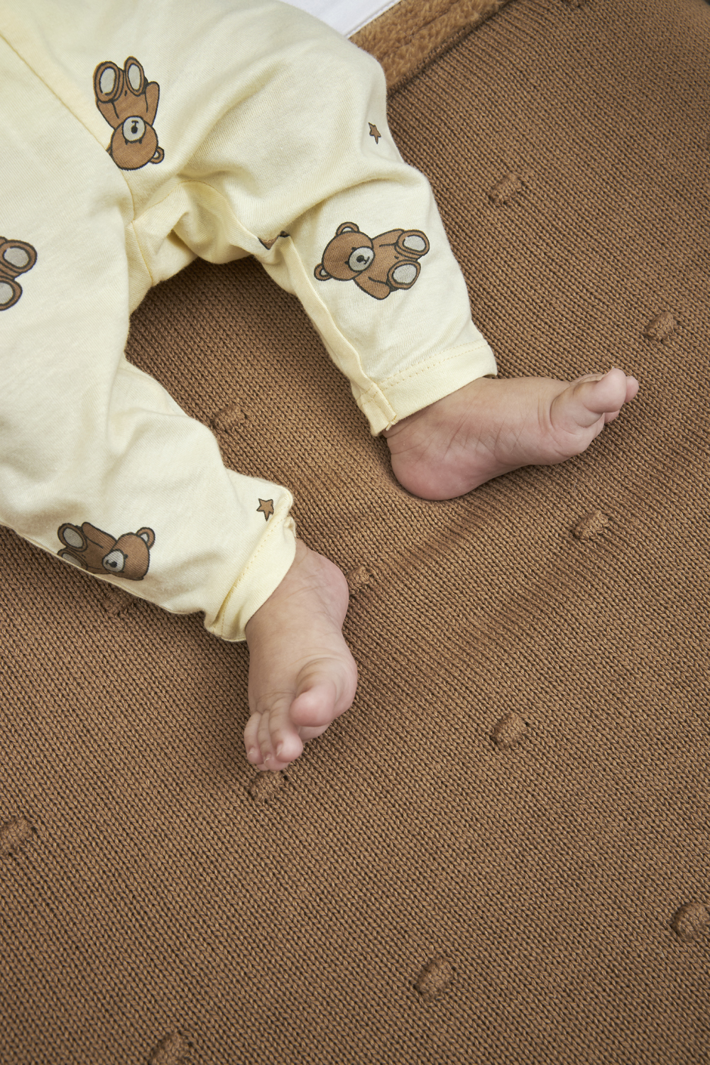 Baby Pyjama 2er pack Teddy Bear - soft yellow - 74/80