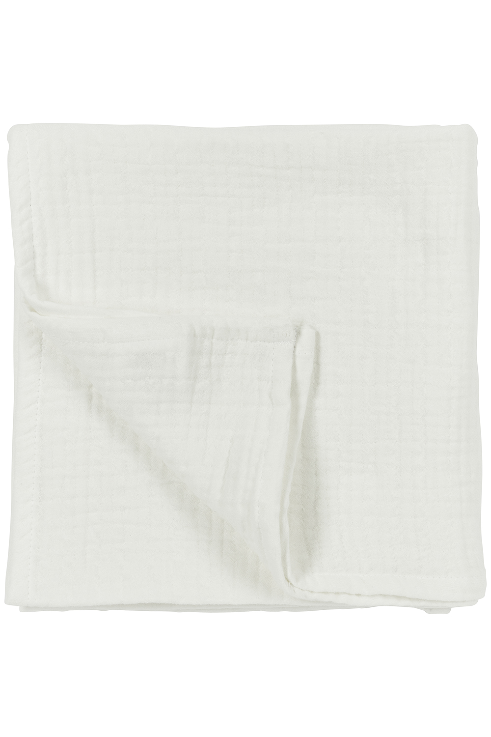Blanket pre-washed muslin Uni - offwhite - 140x200cm