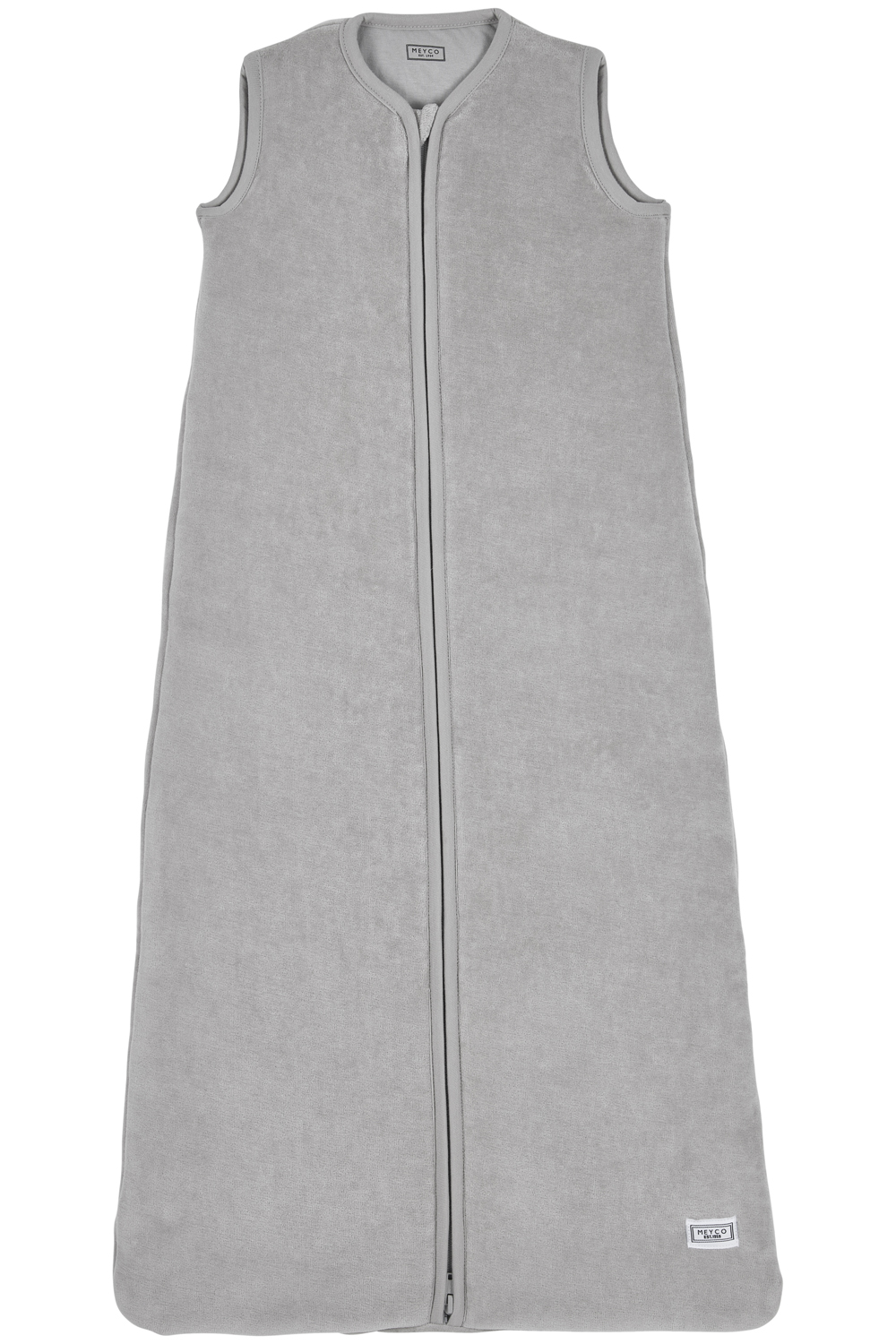 Sleepingbag lined Velvet - light grey - 90cm
