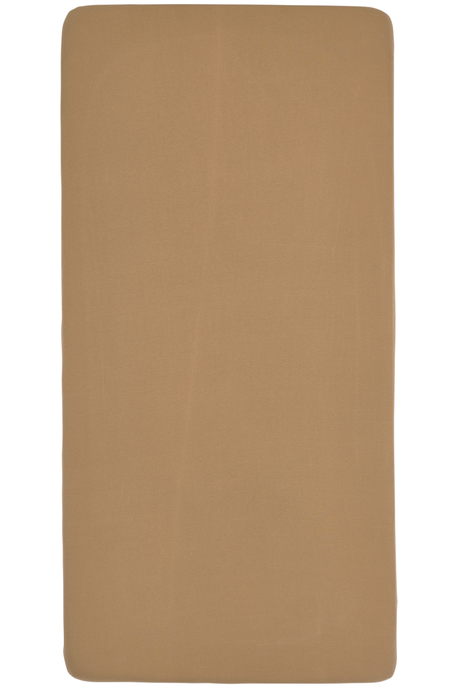 Fitted sheet 1-Pers. Uni - toffee - 90x200cm