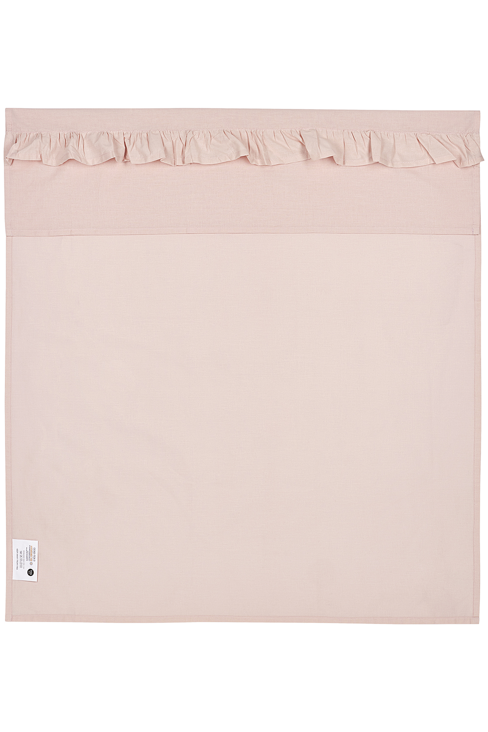 Bettlaken Wiege Ruffle - soft pink - 75x100cm