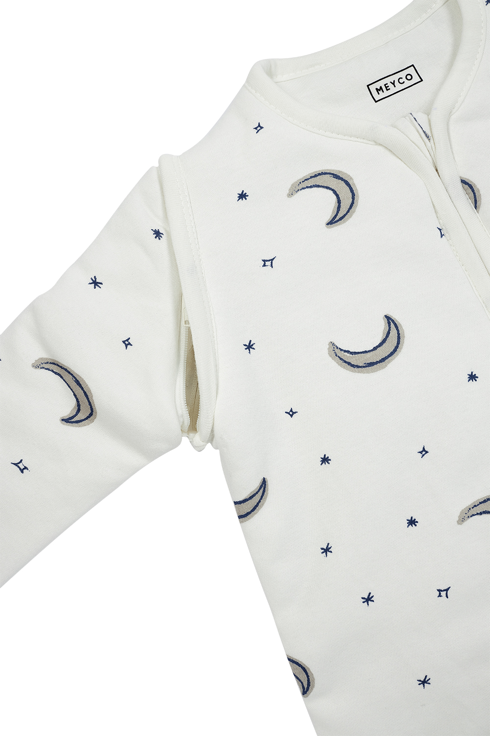 Baby slaapzak met afritsbare mouwen Moon - indigo - 70cm