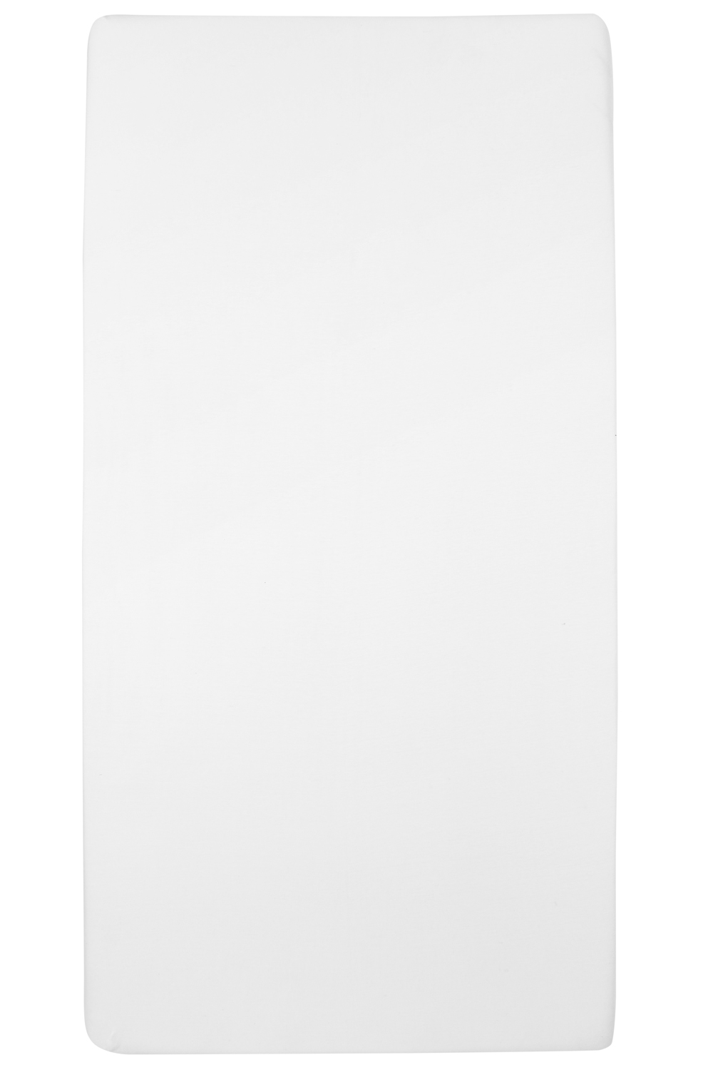 Spannbettlaken Laufgittermatratze Uni - white - 75x95cm