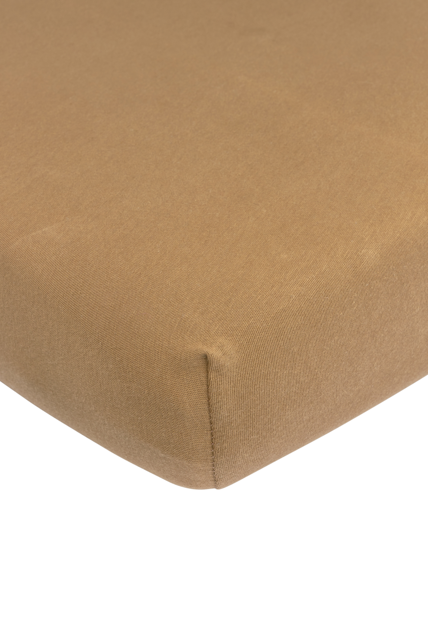 Fitted sheet 1-Pers. Uni - toffee - 80x200cm