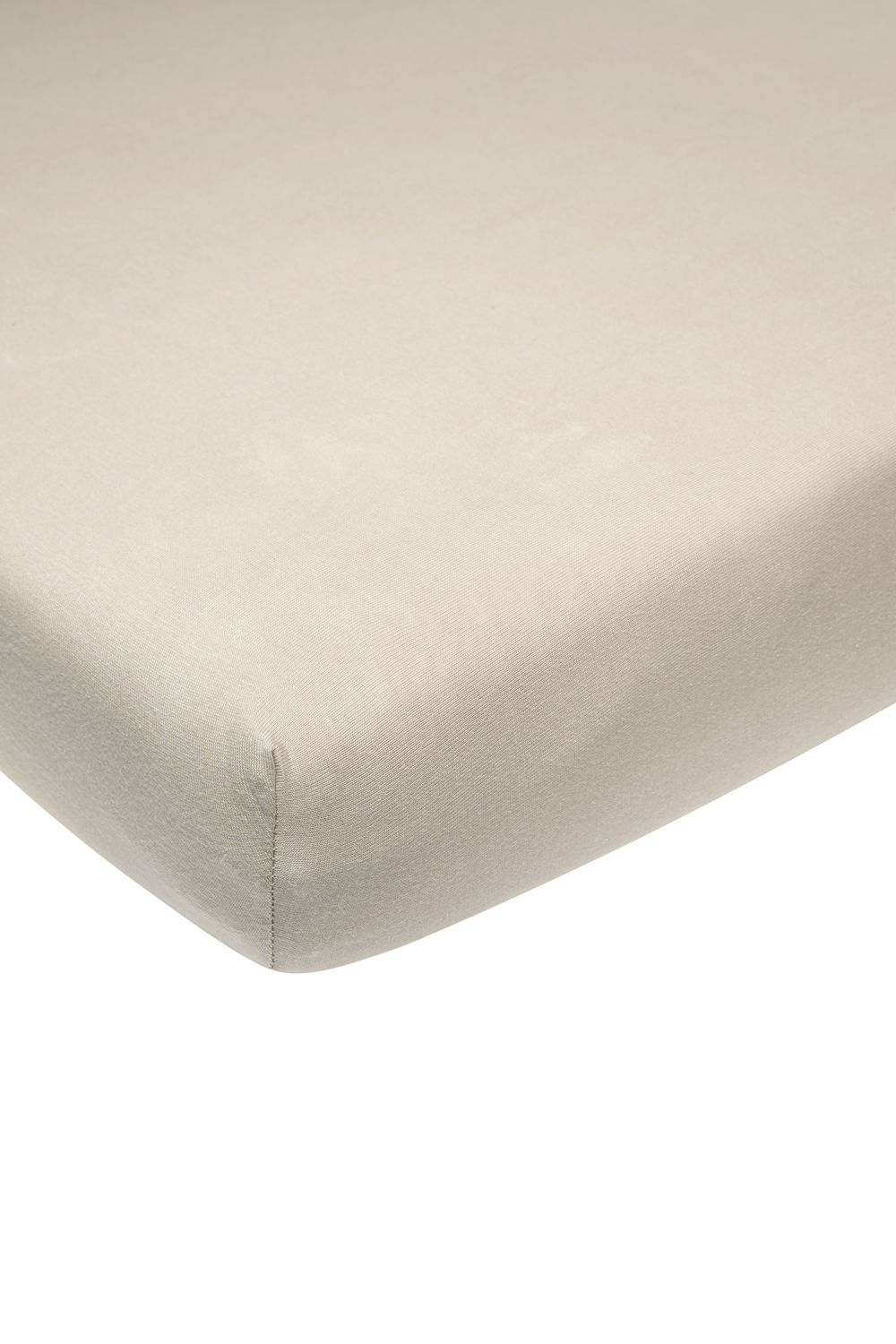 Fitted sheet playpen mattress Uni - sand - 75x95cm