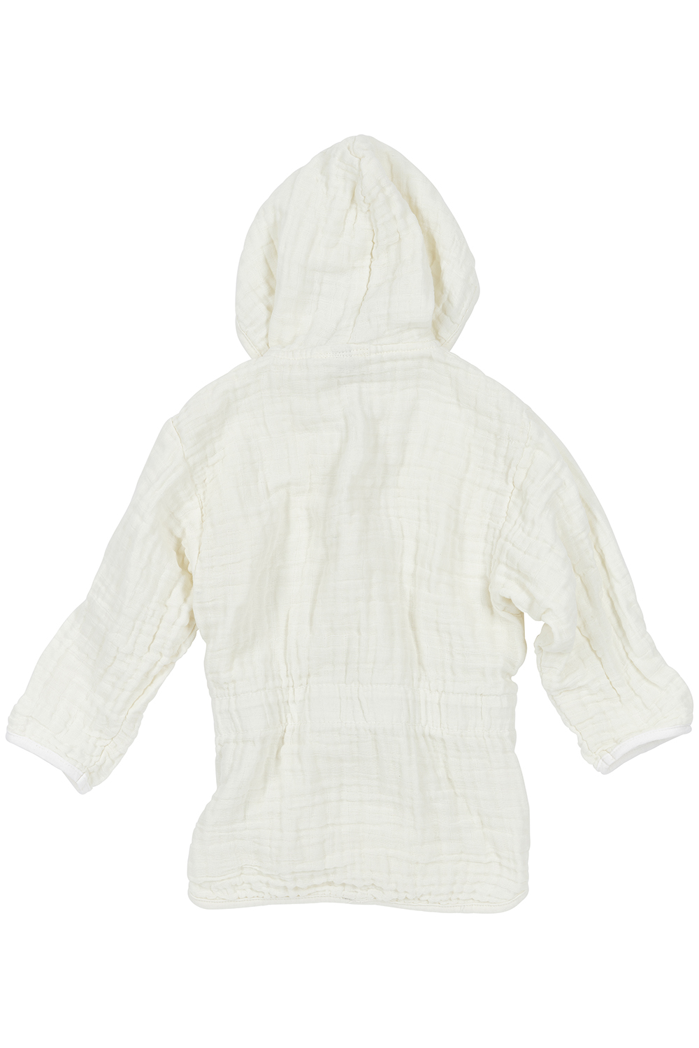 Bademantel pre-washed musselin Uni - offwhite - 98/104