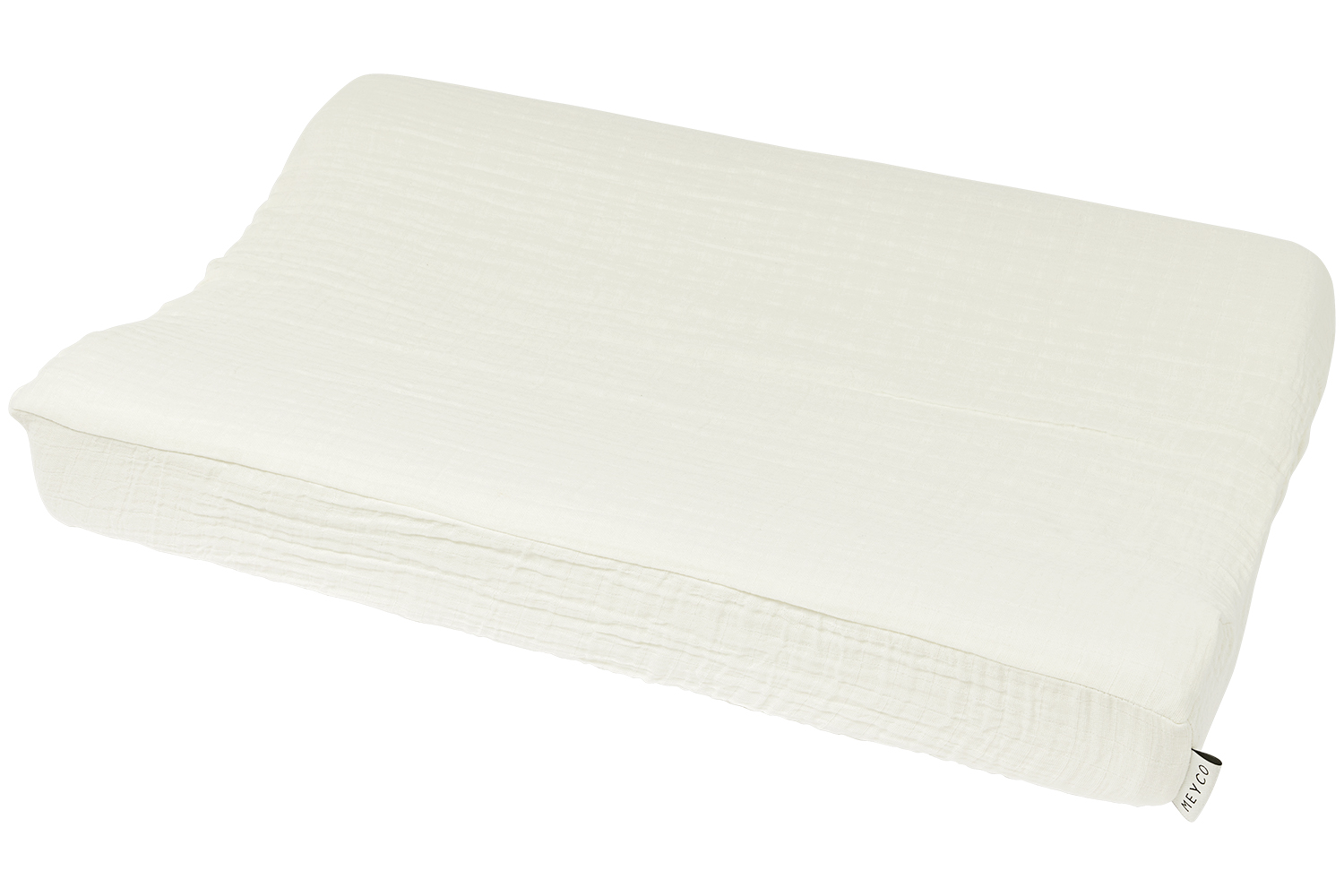 Changing mat cover pre-washed muslin Uni - offwhite - 50x70cm