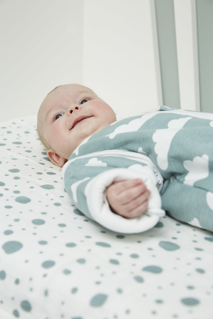 Swaddle  3er pack musselin Clouds/Dots/Feathers - stone green - 120x120cm