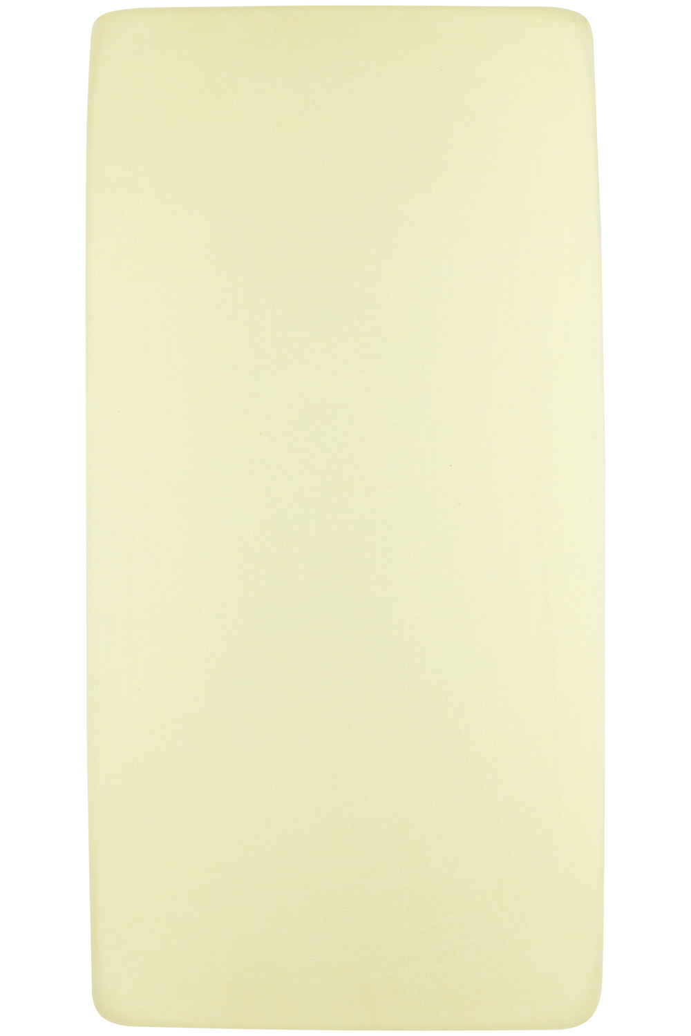 Spannbettlaken Laufgittermatratze Uni - soft yellow - 75x95cm