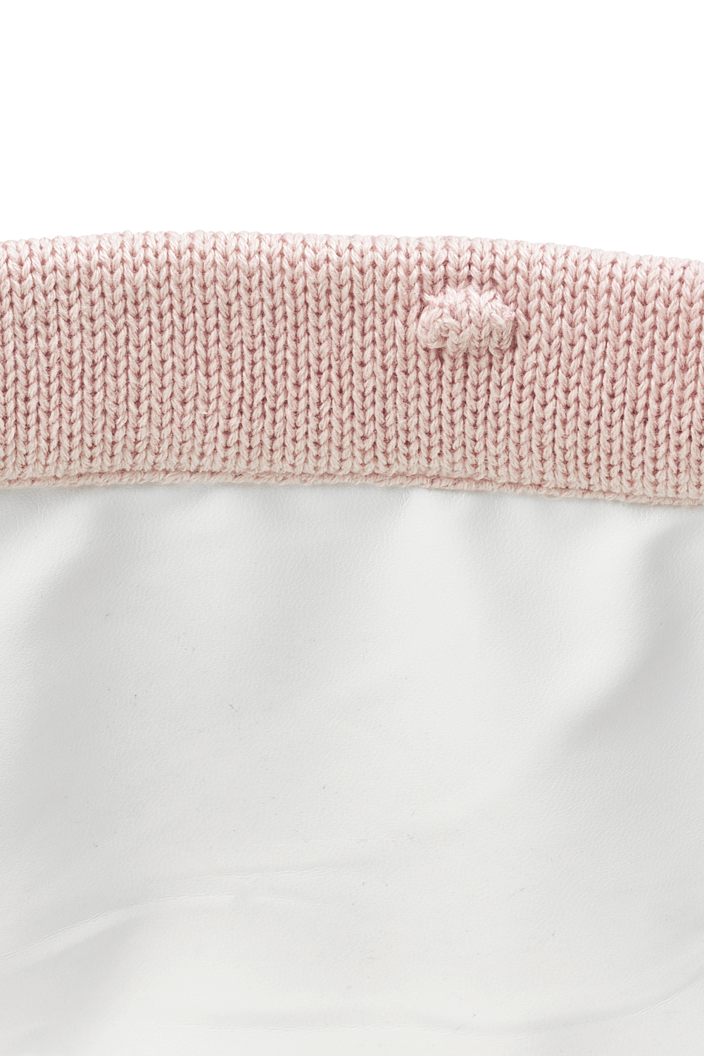 Wickeltischkörbchen Mini Knots - soft pink - Medium