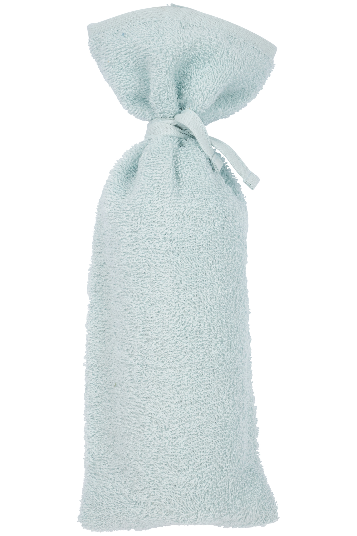 Hot water bottle cover terry Uni - light blue