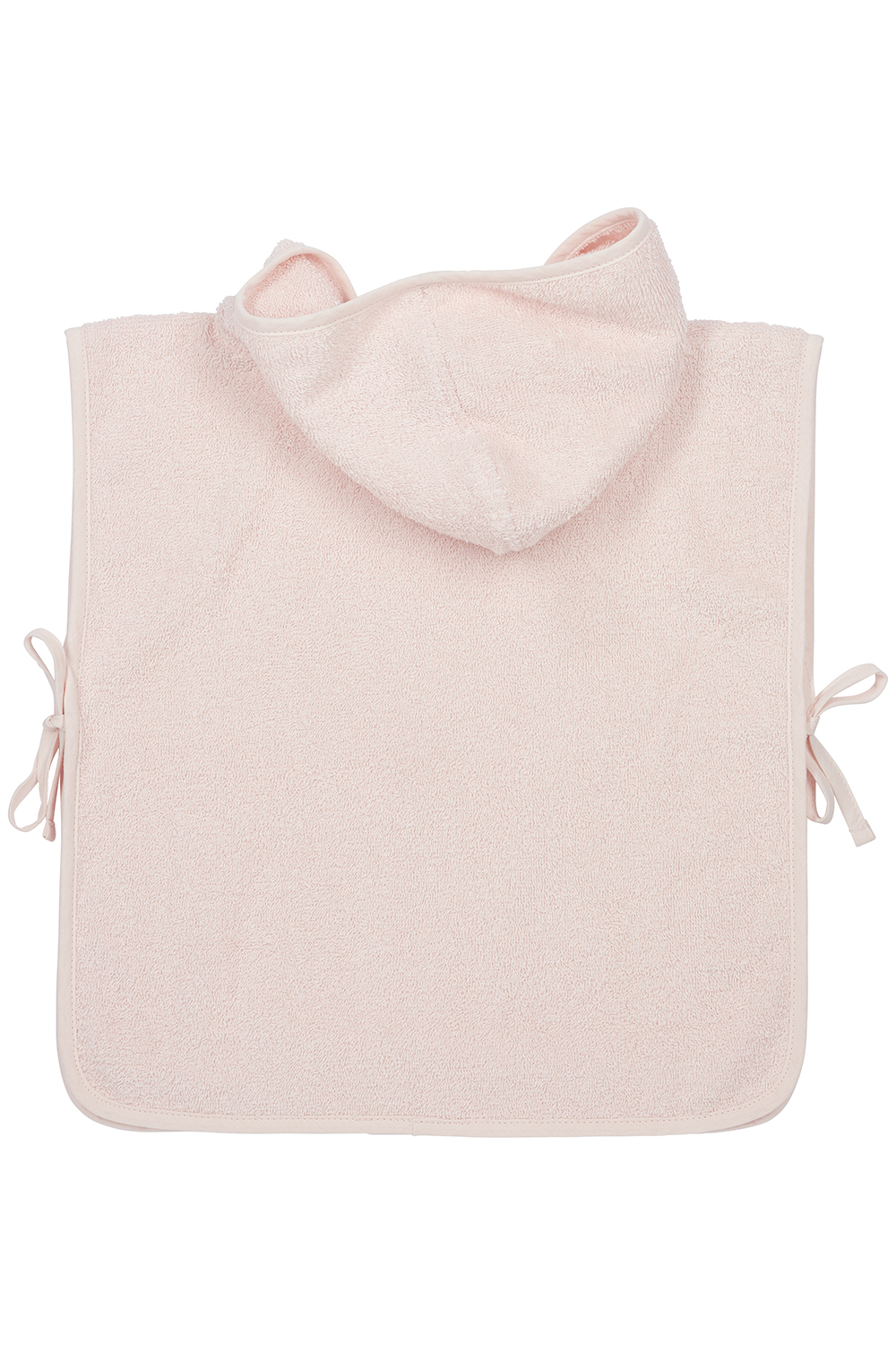 Badeponcho frottee Uni - soft pink - 1-3 Jahre