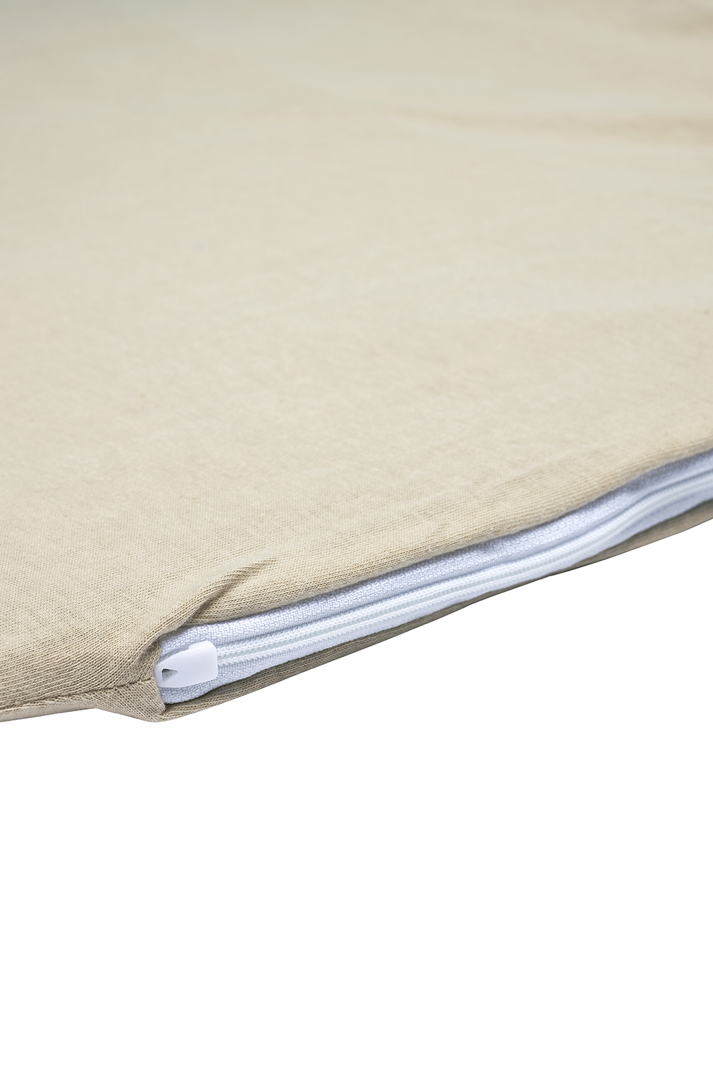 Camping bed mattress cover deluxe Uni - sand - 60x120cm