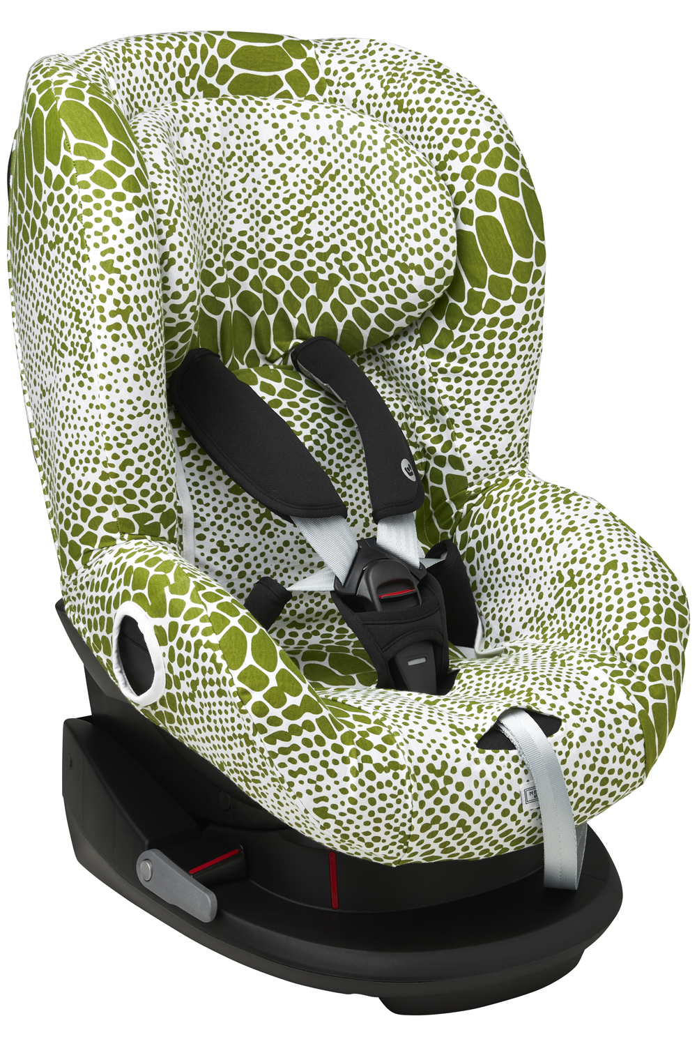 Kindersitzbezug Snake - avocado - Gruppe 1+ inkl. Kopfst√ºtze