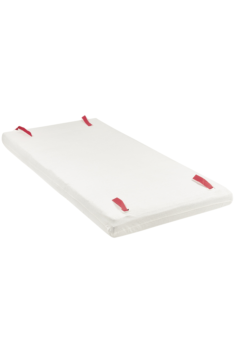 Camping bed mattress cover deluxe Uni - offwhite - 60x120cm