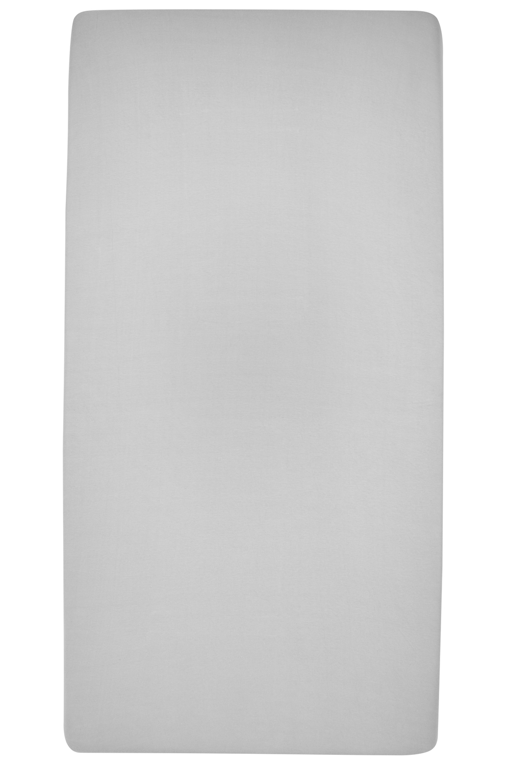 Spannbettlaken Laufgittermatratze Uni - light grey - 75x95cm