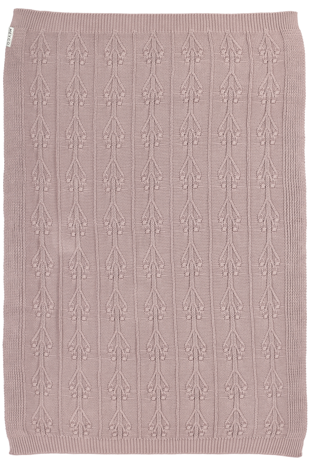Cot bed blanket Romantic Flower - lilac - 100x150cm
