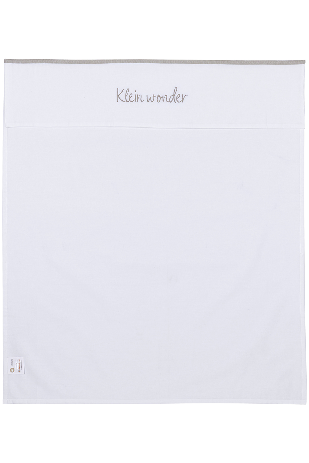 Bettlaken Wiege Klein Wonder - greige - 75x100cm