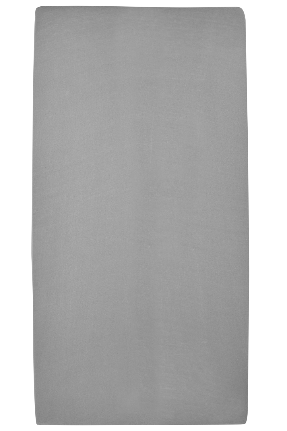 Spannbettlaken Laufgittermatratze Uni - grey - 75x95cm
