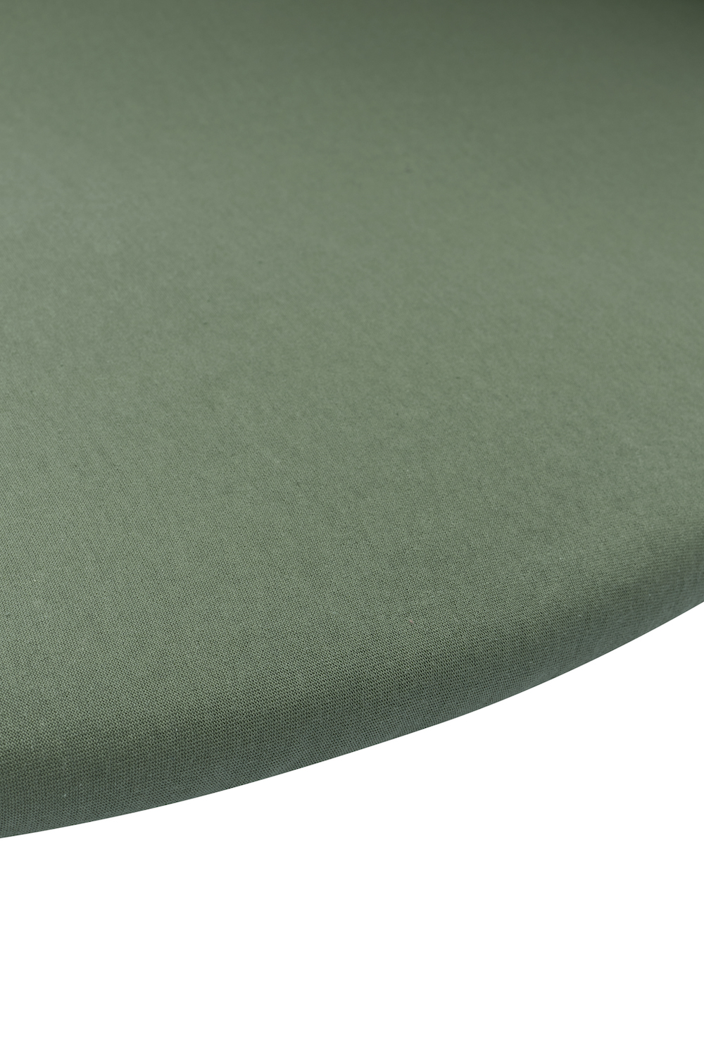 Fitted sheet playpen mattress Uni - forest green - Round 90/95cm