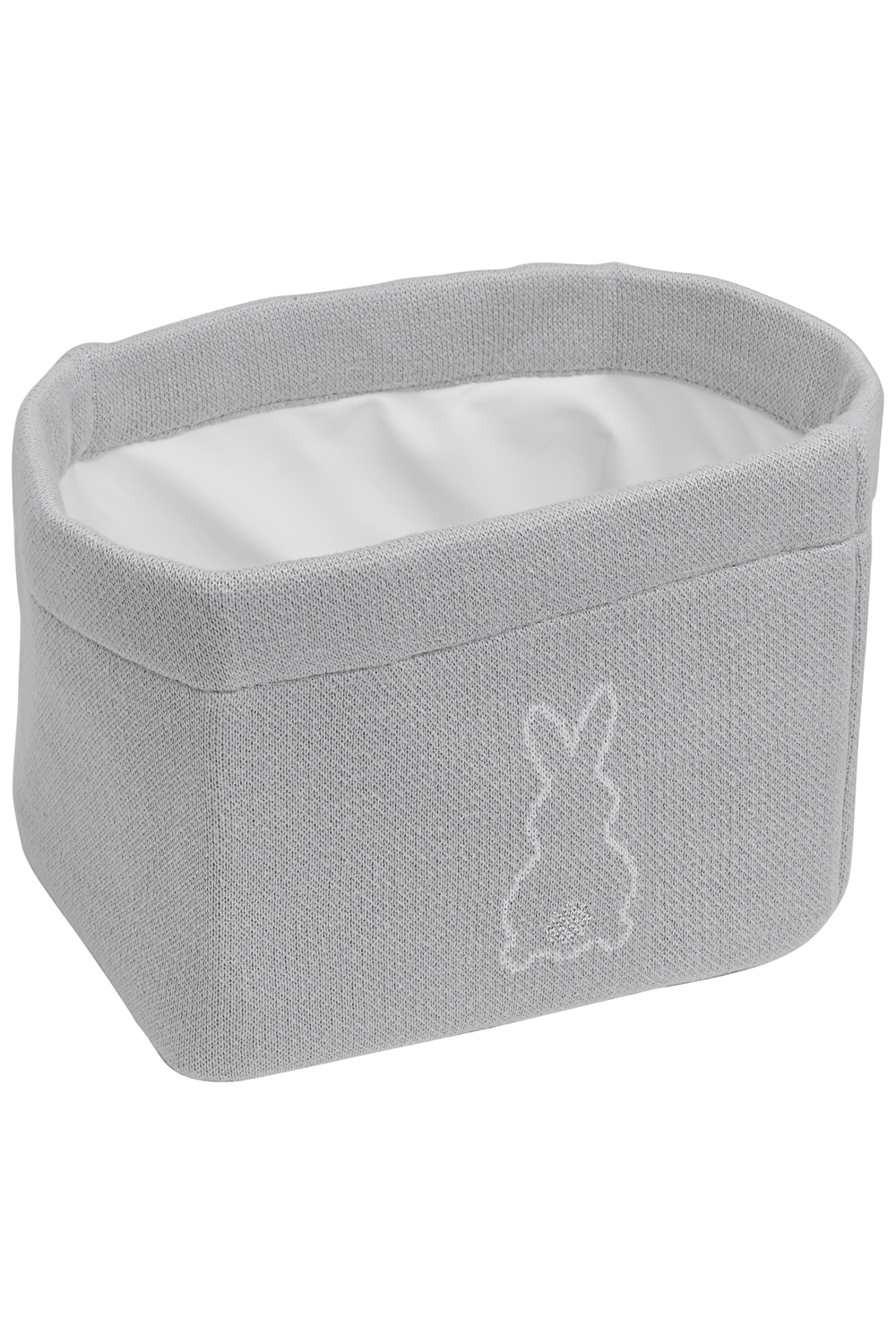 Nursery basket Rabbit - silver - Small