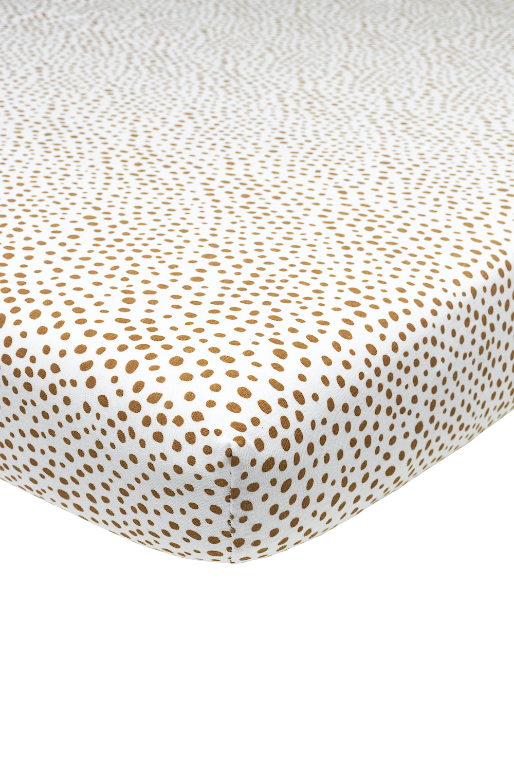 Fitted sheet playpen mattress Cheetah - camel - 75x95cm