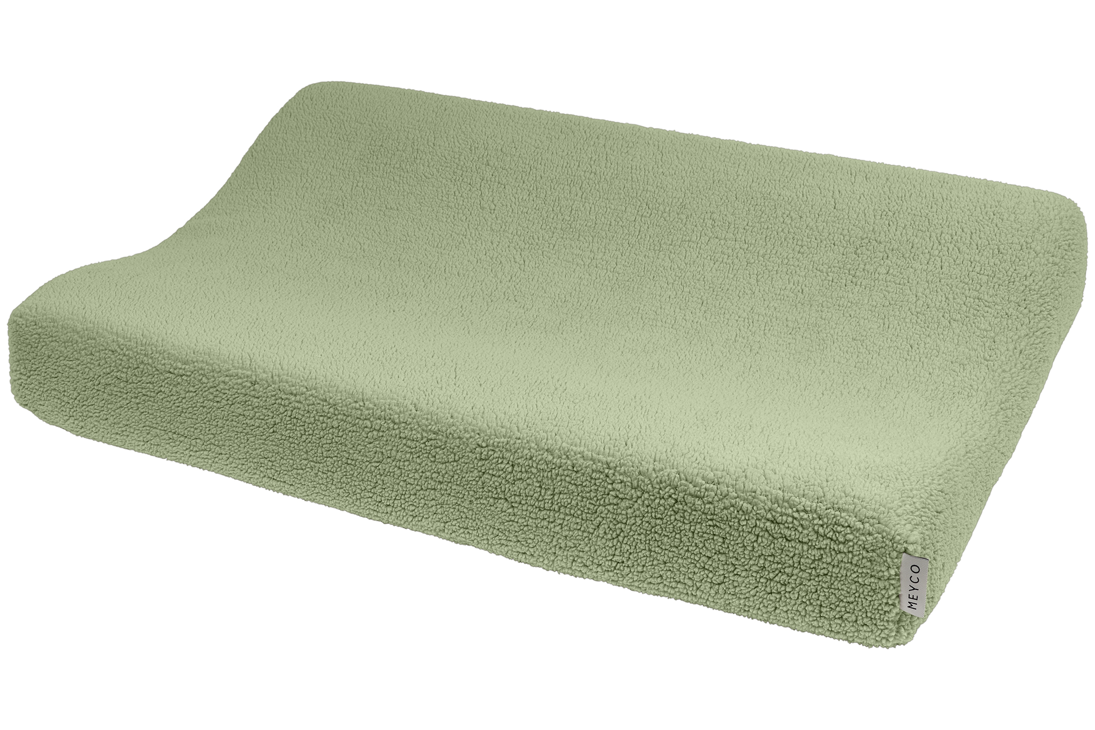 Aankleedkussenhoes Teddy - olive green - 50x70cm